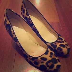 JCrew Collection Cheetah Wedges